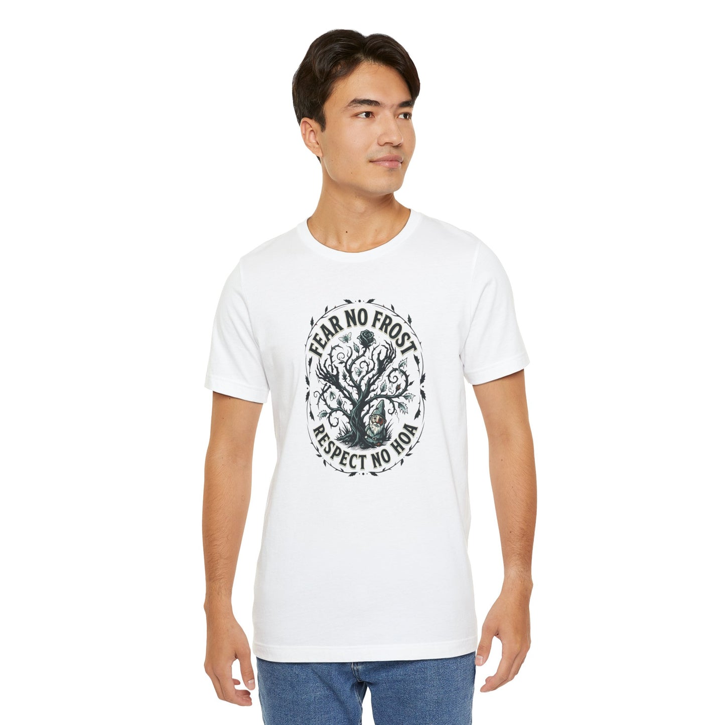 Fear No Frost Respect No HOA T-Shirt | Tree Illustration, Winter Nature Design