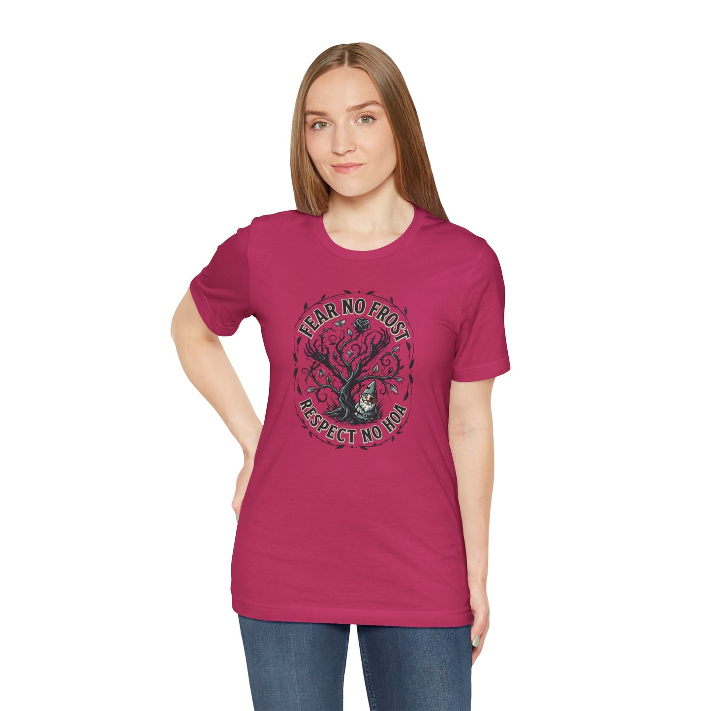 Fear No Frost Respect No HOA T-Shirt | Tree Illustration, Winter Nature Design