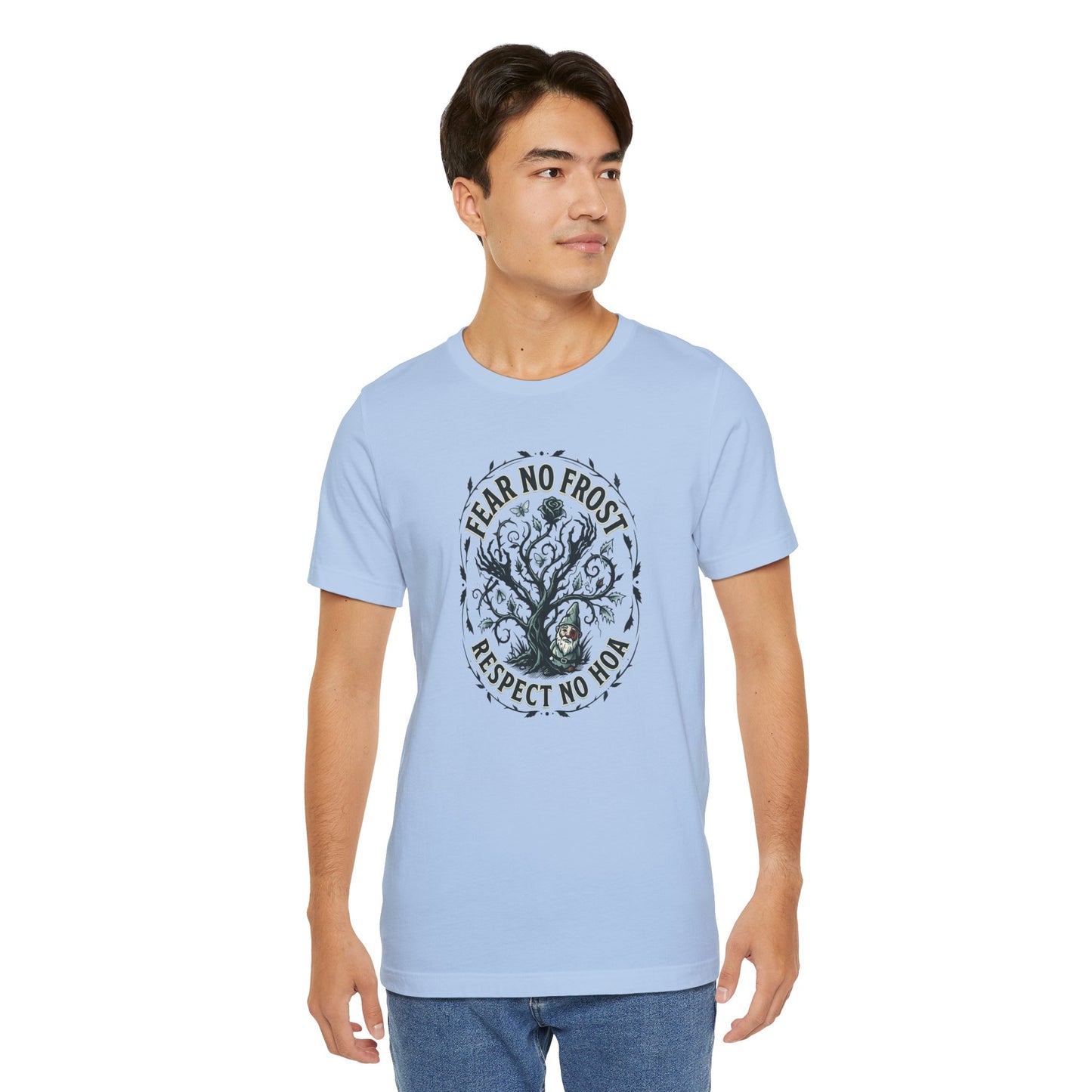Fear No Frost Respect No HOA T-Shirt | Tree Illustration, Winter Nature Design