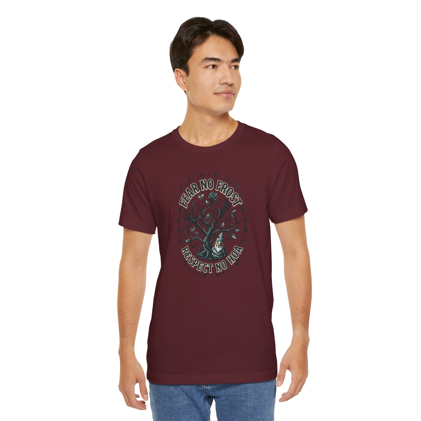 Fear No Frost Respect No HOA T-Shirt | Tree Illustration, Winter Nature Design