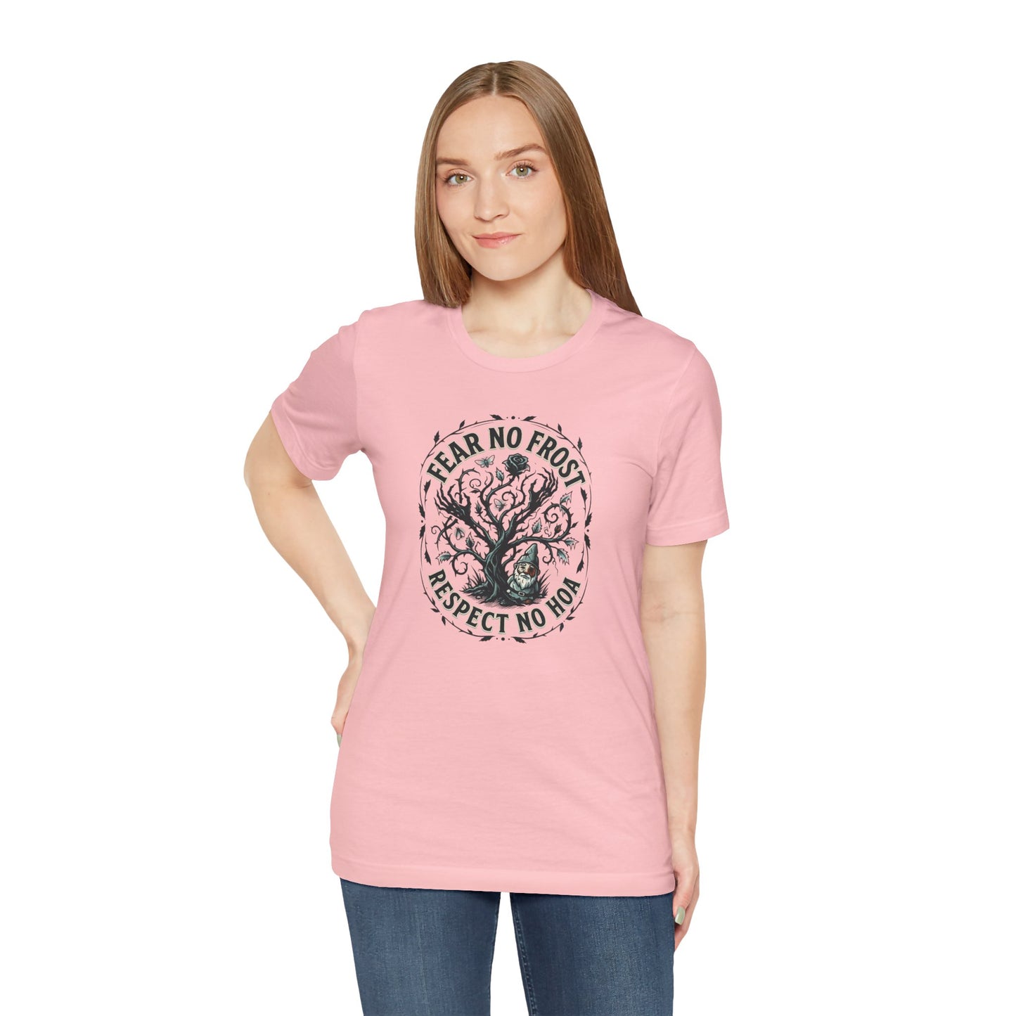 Fear No Frost Respect No HOA T-Shirt | Tree Illustration, Winter Nature Design