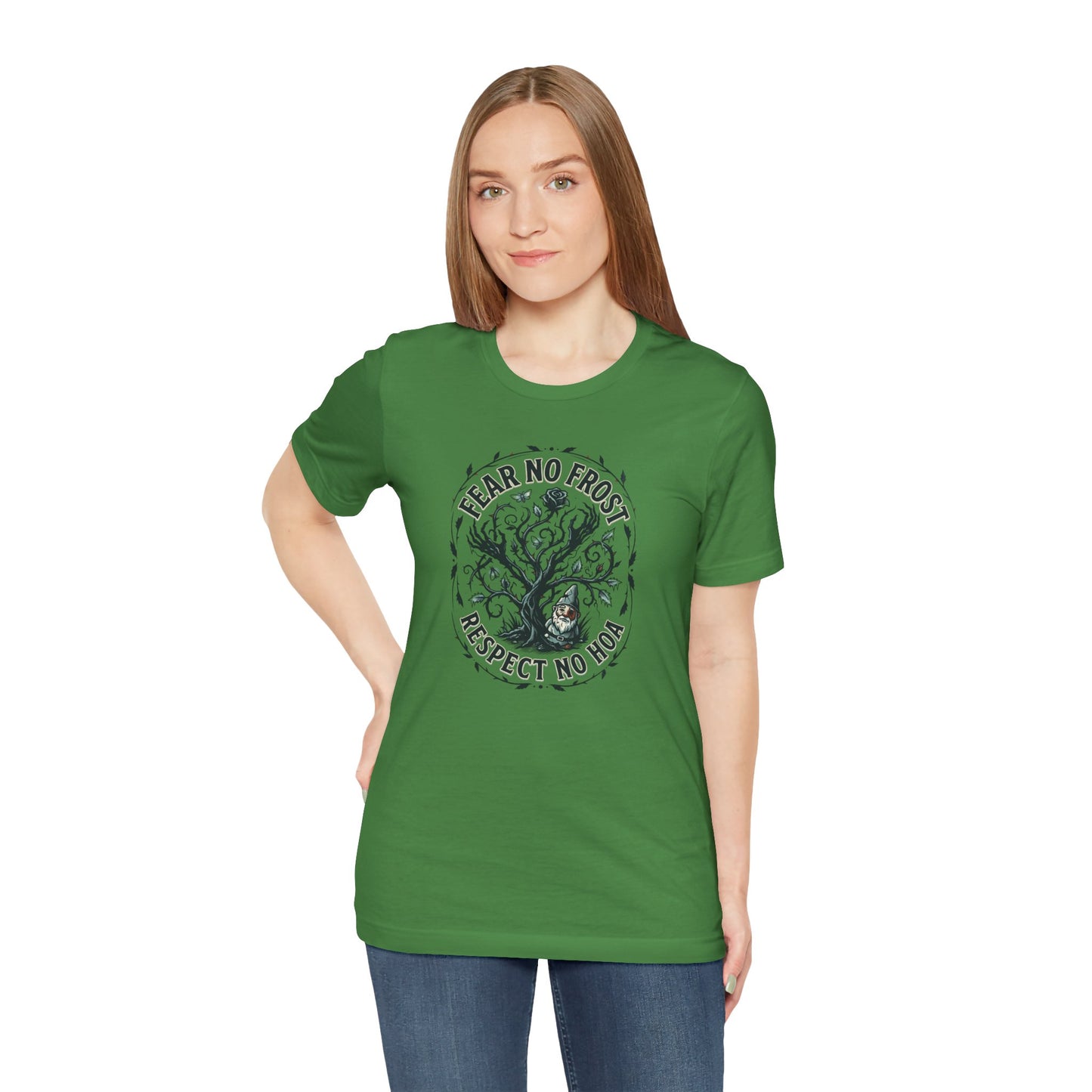 Fear No Frost Respect No HOA T-Shirt | Tree Illustration, Winter Nature Design