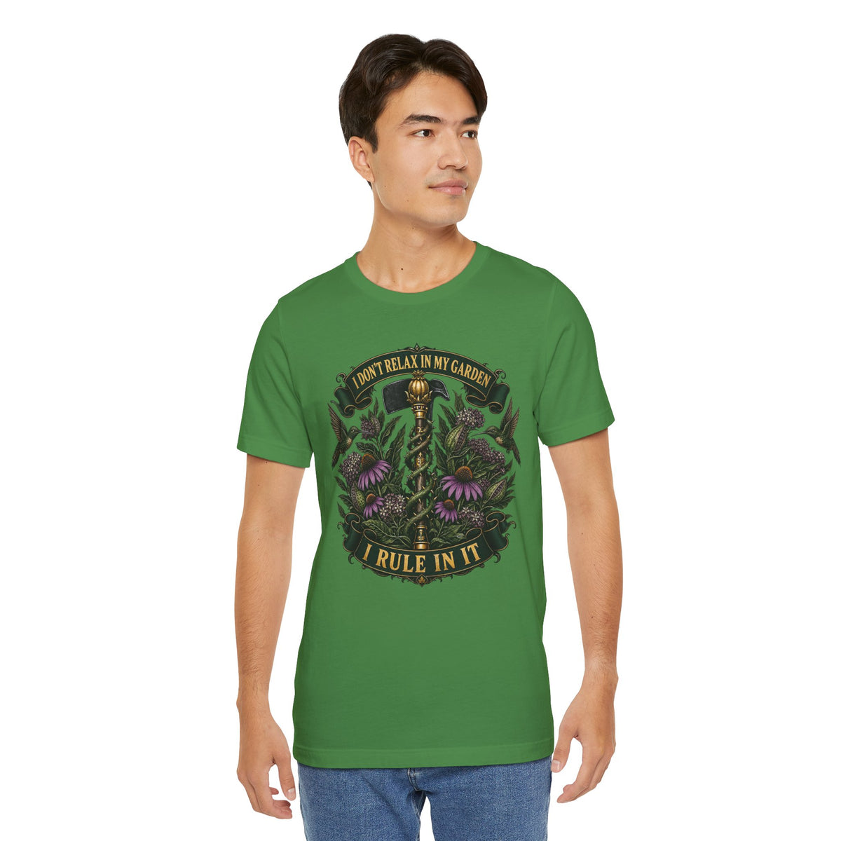 I Don't relax In My Garden, I Rule In It, Funny Garden Tshirt Gift for Men Women Gardener