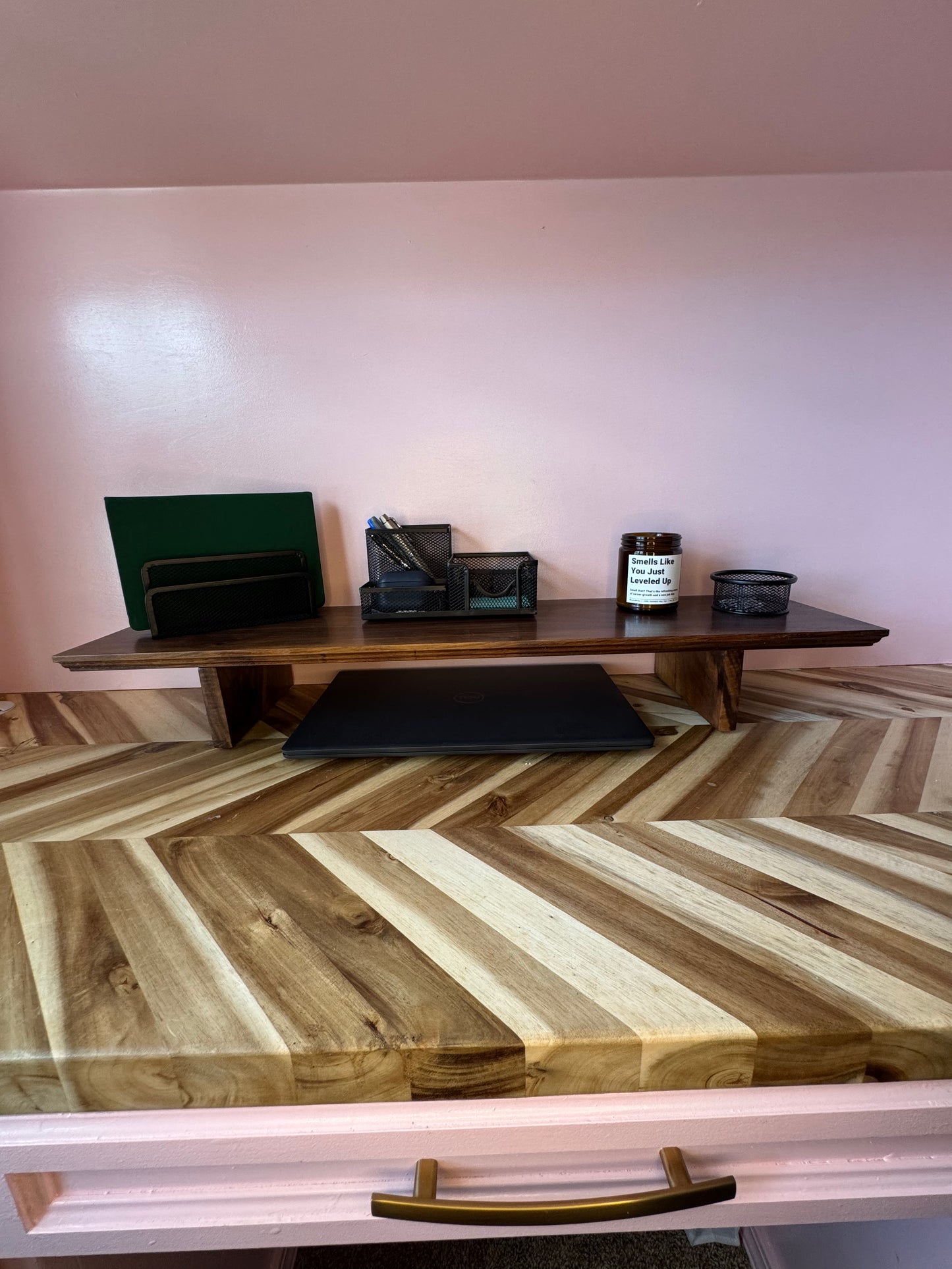 Walnut Desk Shelf